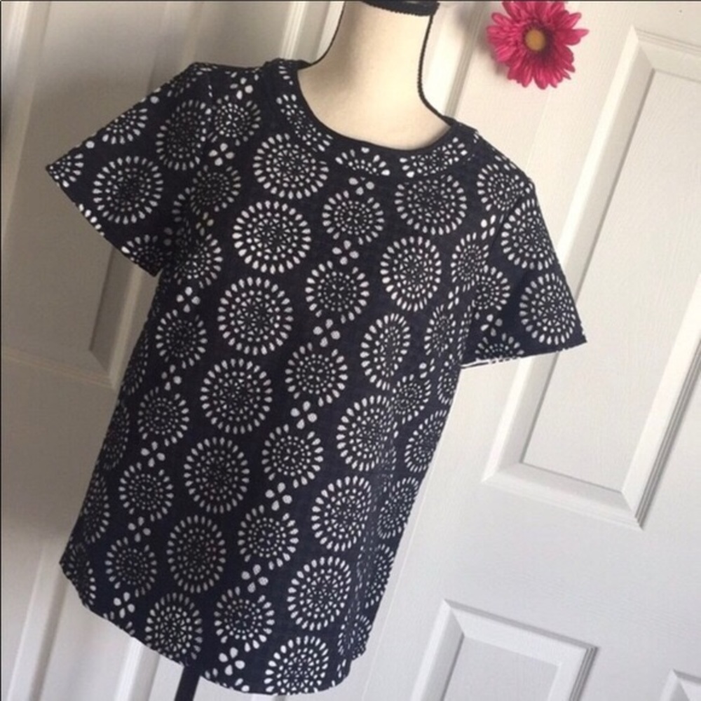 Michael Kors Eyelet Embroidered Top